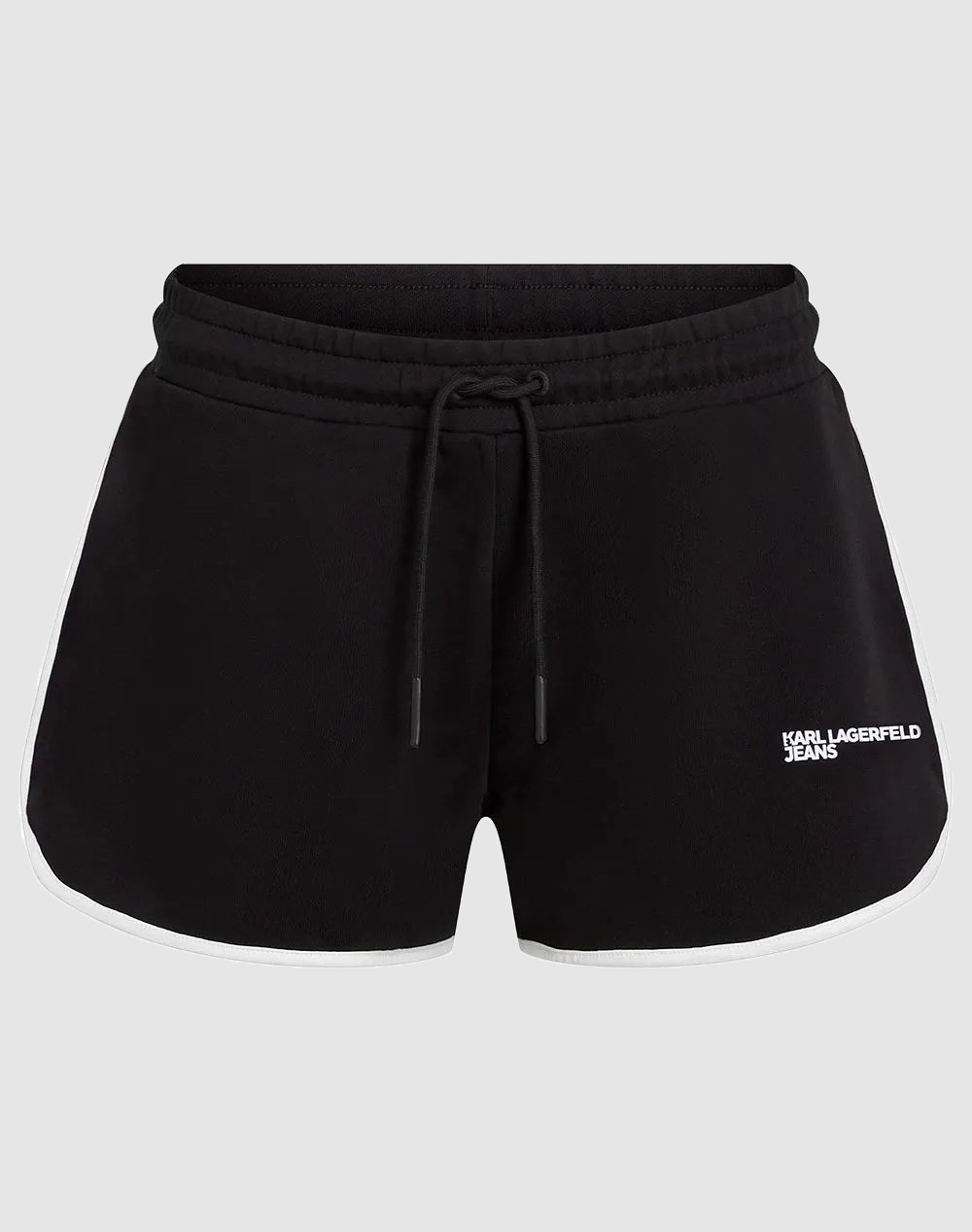 KARL LAGERFELD JEANS KLJ BINDING SWEAT SHORT B2W10125-999 Black