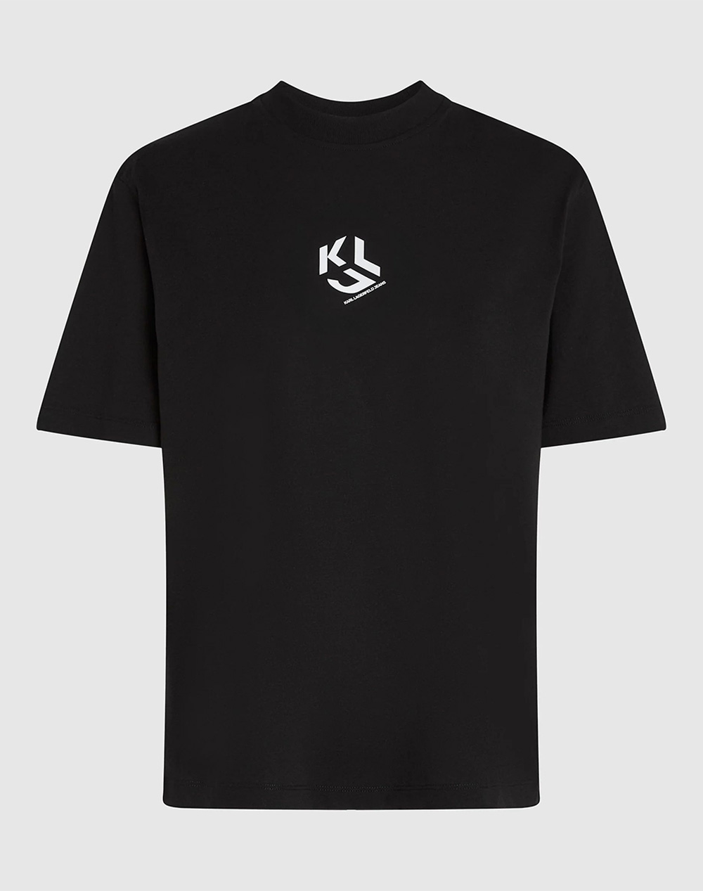 KARL LAGERFELD JEANS KLJ REG MONOGRAM TEE B1W17086-999 Black