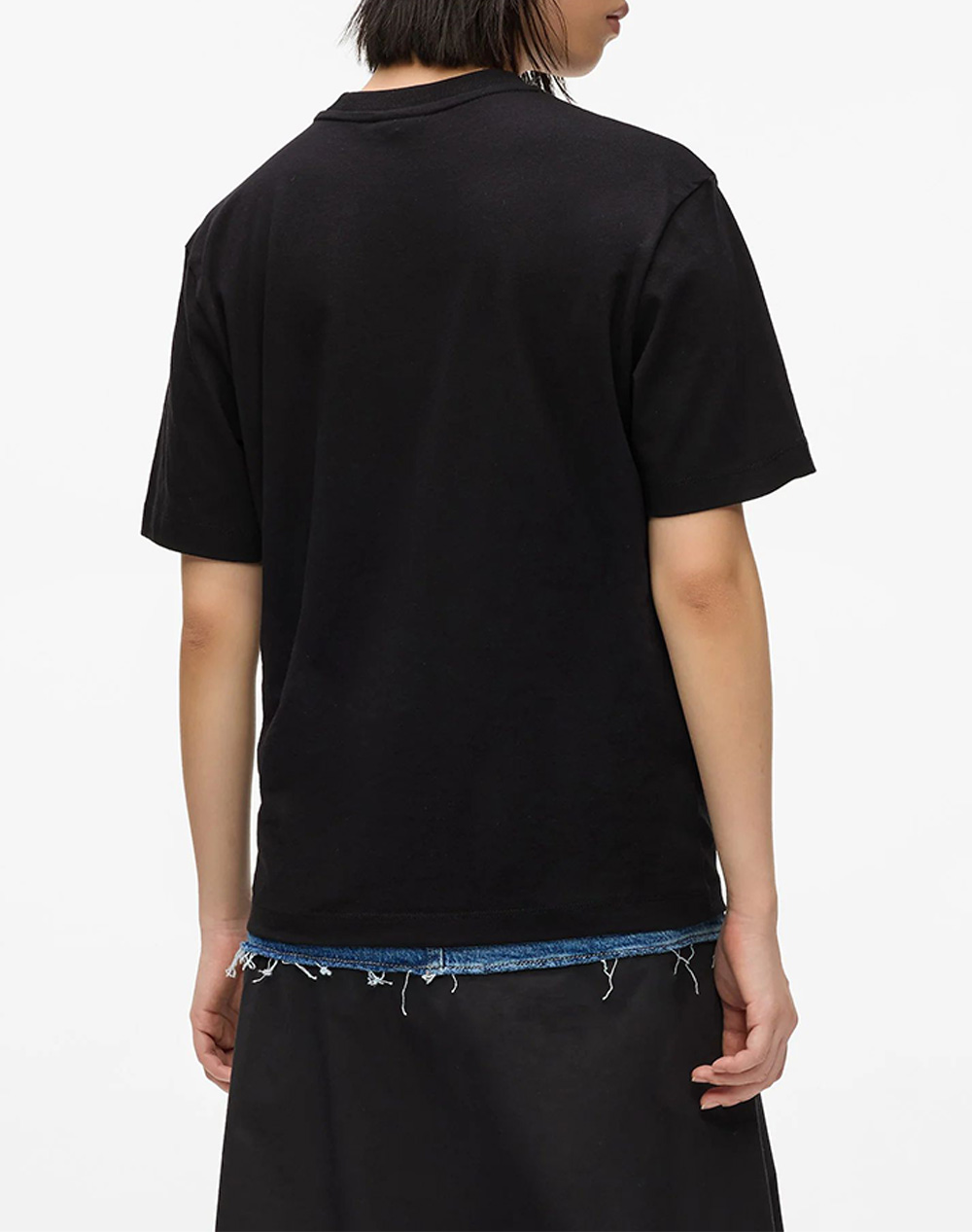 KARL LAGERFELD JEANS KLJ REG MONOGRAM TEE B1W17086-999 Black φωτογραφία