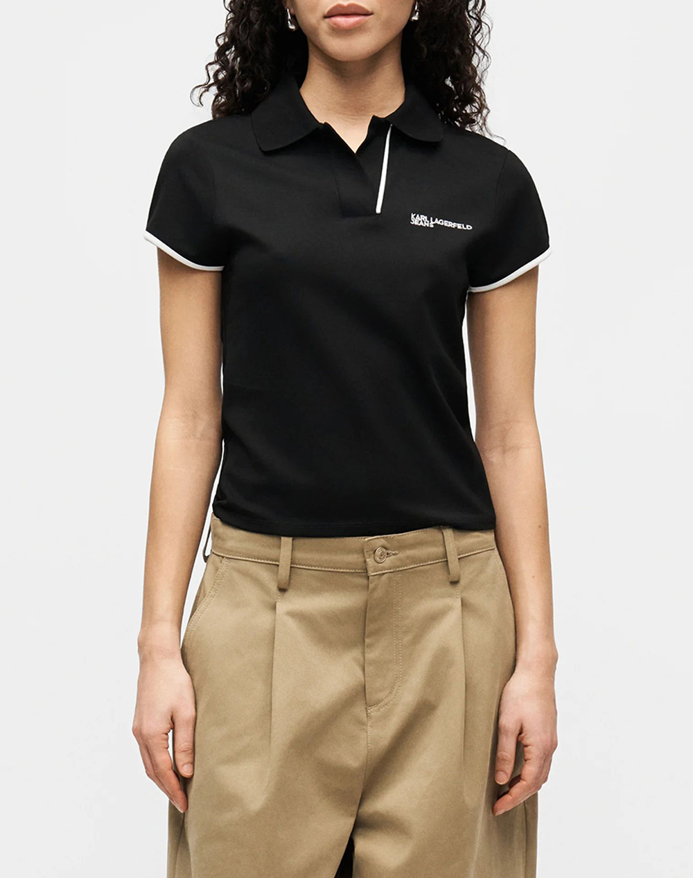 KARL LAGERFELD JEANS KLJ SLIM POLO B2W17066-999 Black