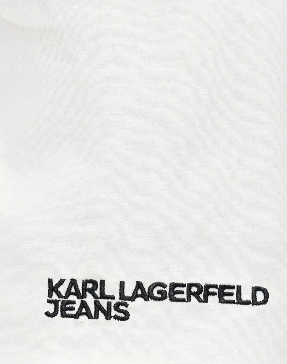 KARL LAGERFELD JEANS KLJ CORSET SHIRTDRESS B2W13036-100 White