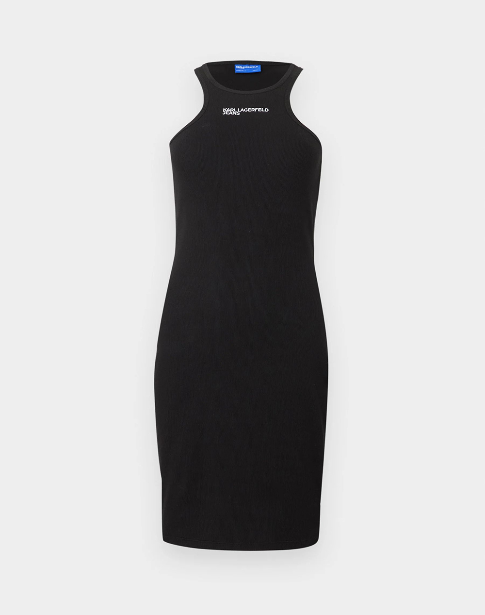 KARL LAGERFELD JEANS KLJ RIBBED LOGO DRESS B2W13046-999 Black