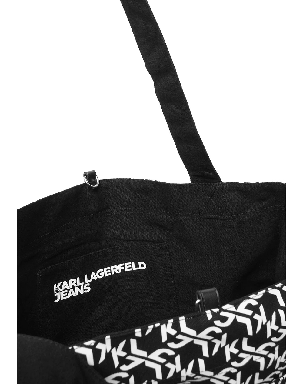 Karl Lagerfeld Jeans Klj Ew Reversible Shopper Mono B1W50009-2Is Multi Γυναικεία αξεσουάρ τσάντες Politikos Shop Πολιτικός