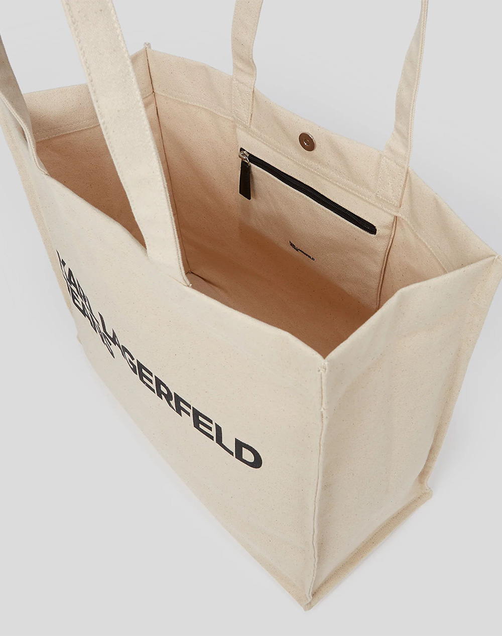Karl Lagerfeld Jeans Klj Ew Logo Shopper A1W50002-106 Biege Γυναικεία αξεσουάρ τσάντες Politikos Shop Πολιτικός