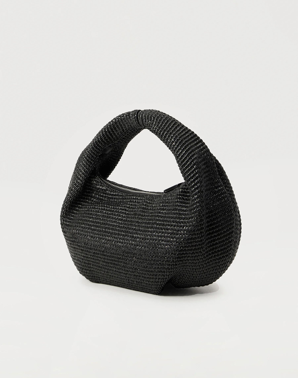KARL LAGERFELD JEANS KLJ BOX LOGO RAFFIA HOBO B2W30116-999 Black