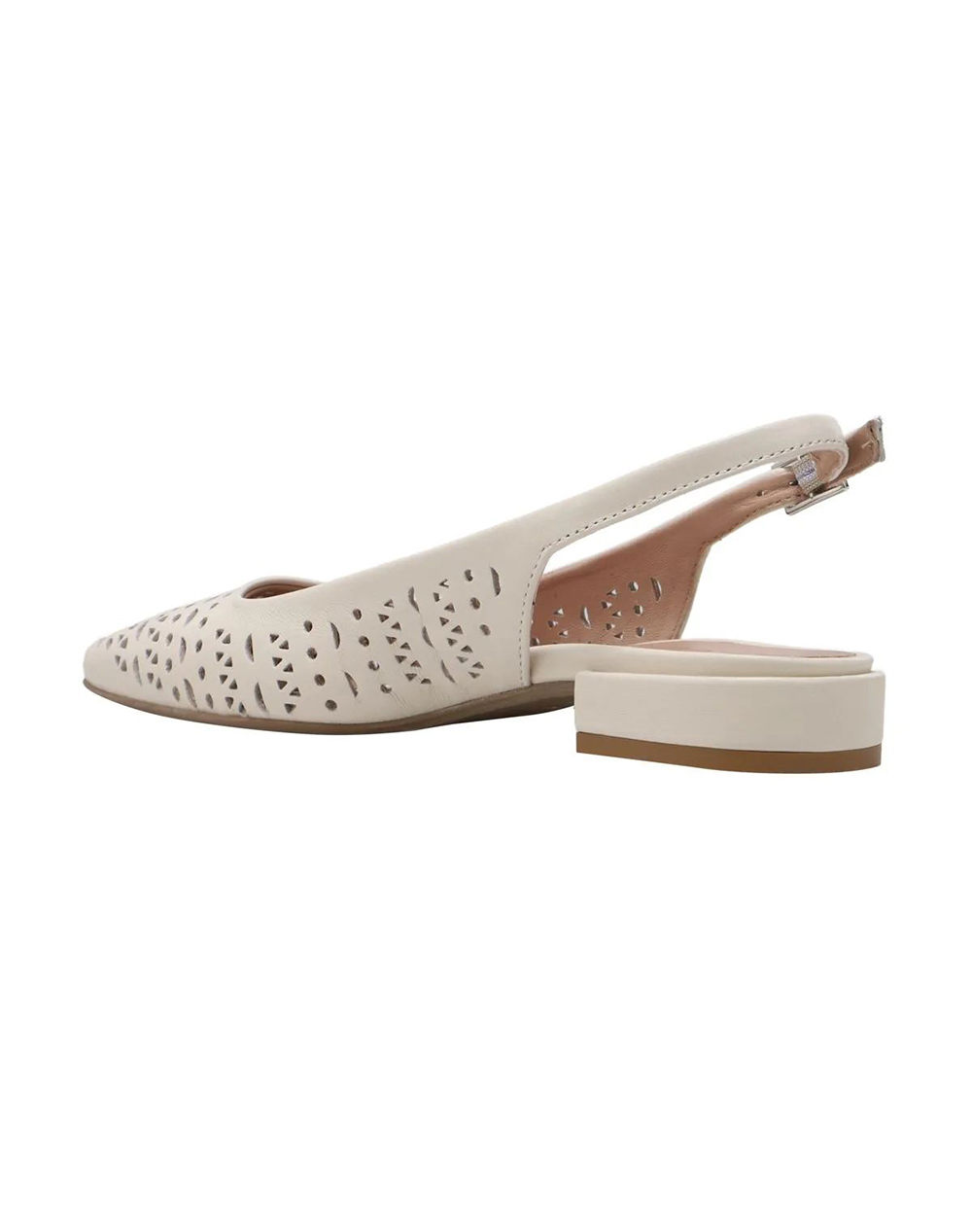 Kalogirou Daria95 Lea Slingback Καλογηρου Lea-Burro Cream Γυναικεία παπούτσια Μοκασινια Μπαλαρινες Politikos Shop Πολιτικός