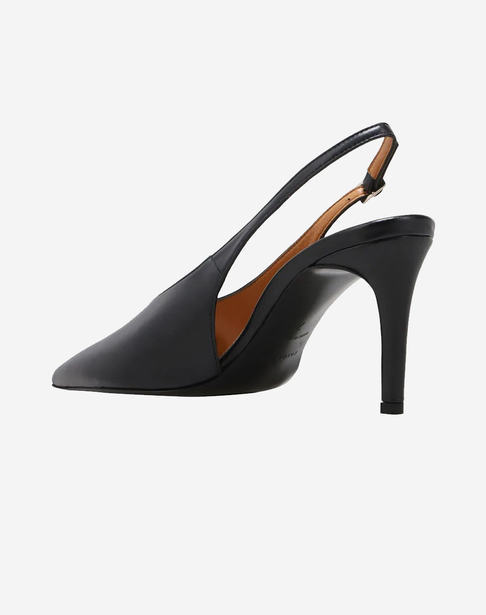 Kalogirou Συντνευ Lea Slingback Καλογηρου Lea-Black Black Γυναικεία παπούτσια Γοβες Politikos Shop Πολιτικός