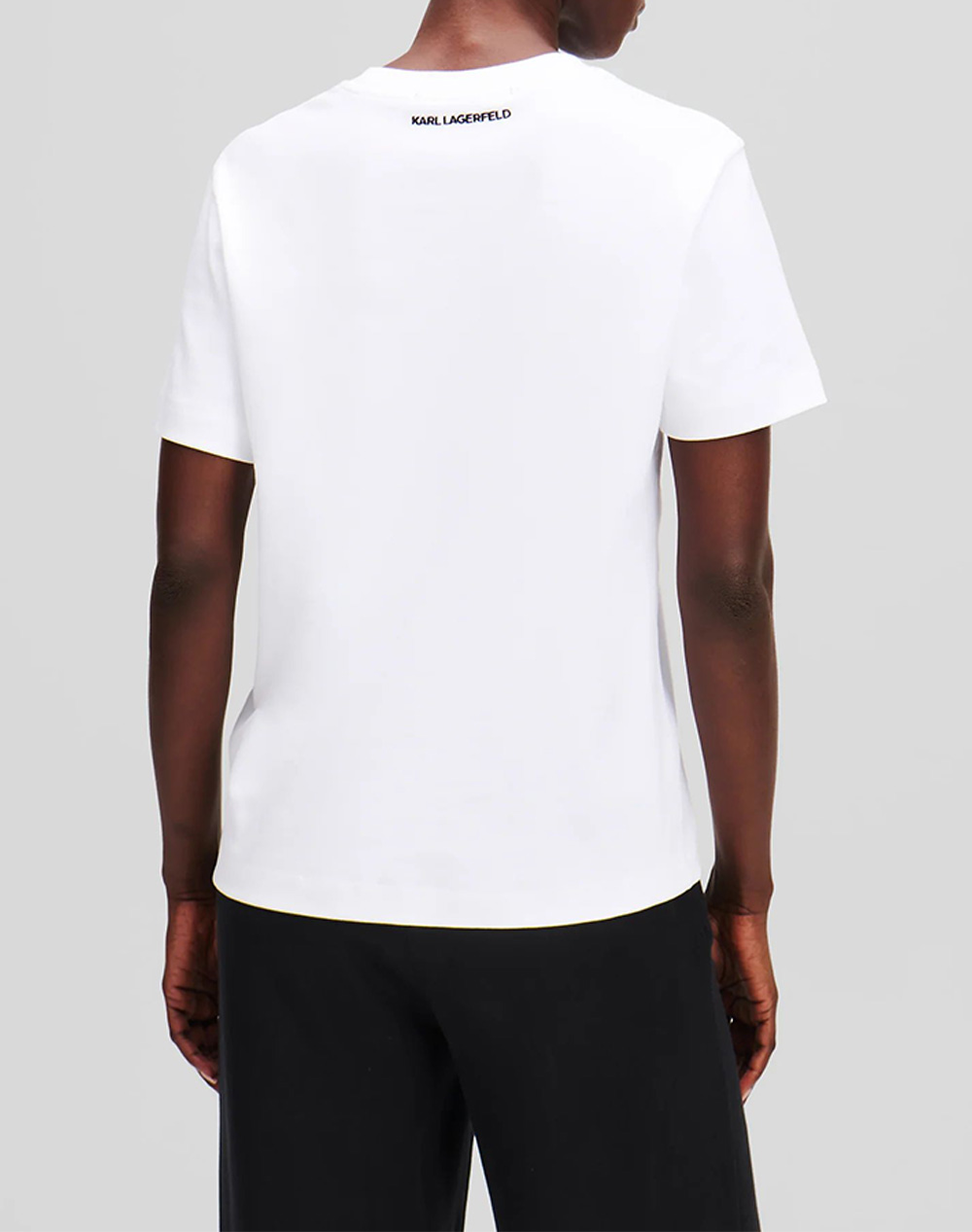 KARL LAGERFELD JEANS IKON AQUARELLE K T-SHIRT A1W17130-100 White