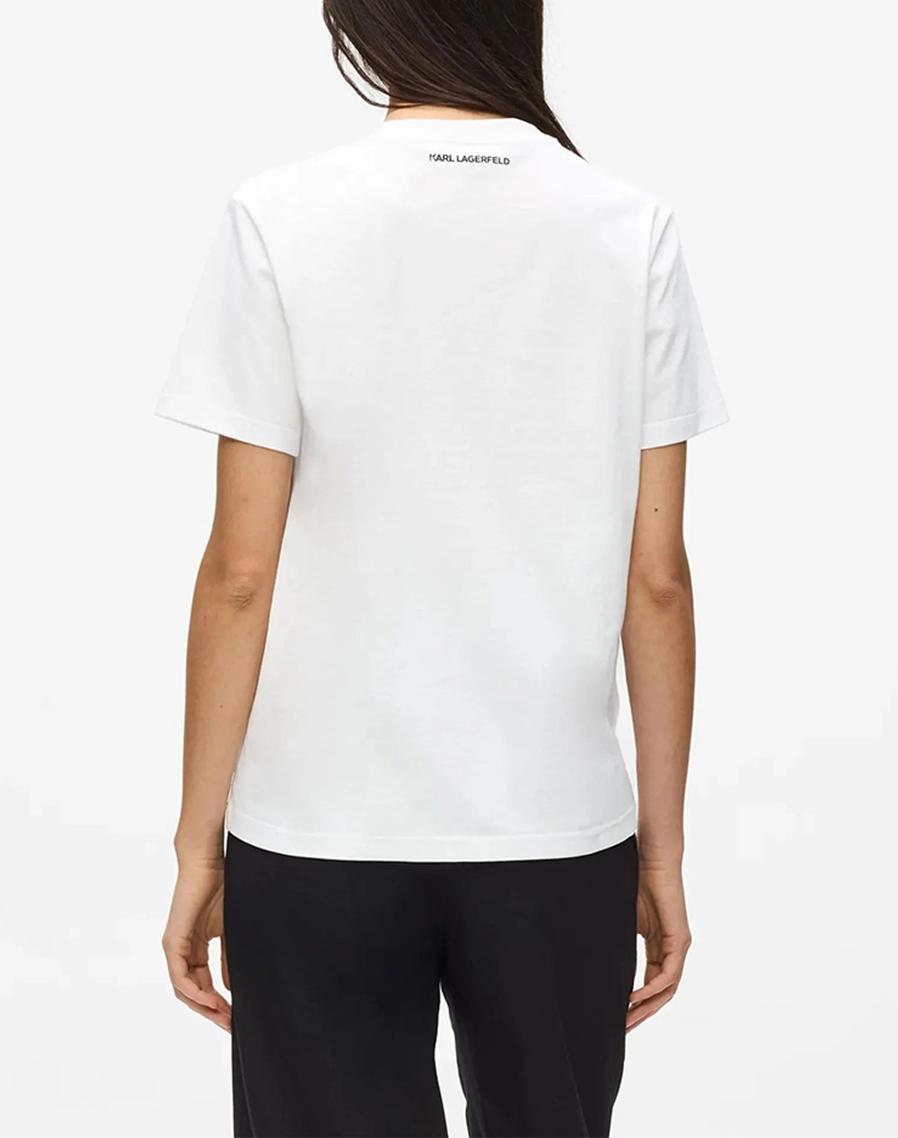 KARL LAGERFELD IKON RS CIRCLE T-SHIRT B2W17025-100 White