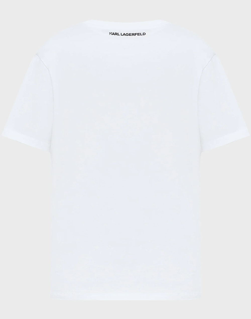 KARL LAGERFELD IKON PEEK A BOO POCKET T-SHIRT B2W17081-100 White