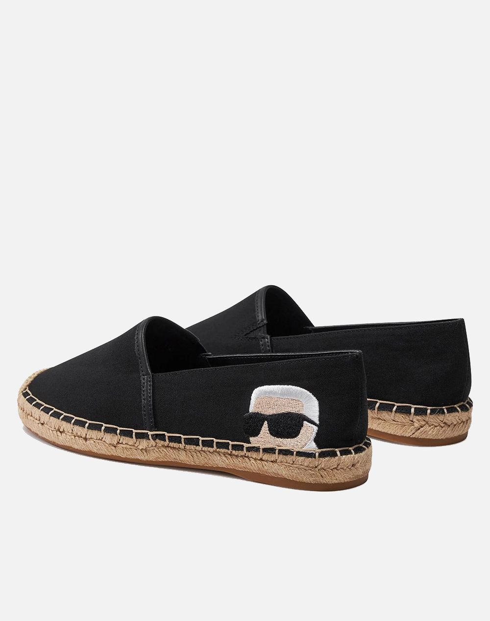 Karl Lagerfeld Kamini Embro Nft Slip On Kl80111N-900 Black Γυναικεία παπούτσια Εσπαντριγιες Σανδαλια Politikos Shop Πολιτικός