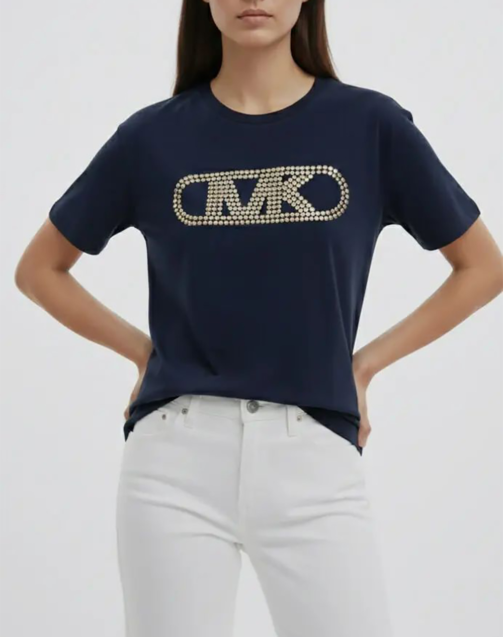 MICHAEL KORS MS651SC97J ΜΠΛΟΥΖΑ ΚΟΝΤΟΜΑΝΙΚΗ MICHAEL MICHAEL KORS MS651SC97J-409 DarkBlue