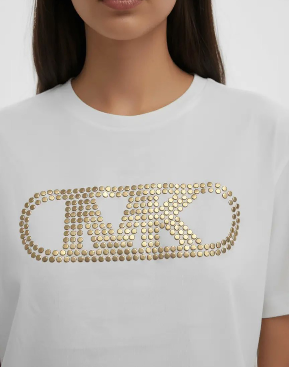 MICHAEL KORS MS651SC97J ΜΠΛΟΥΖΑ ΚΟΝΤΟΜΑΝΙΚΗ MICHAEL MICHAEL KORS MS651SC97J-100 White