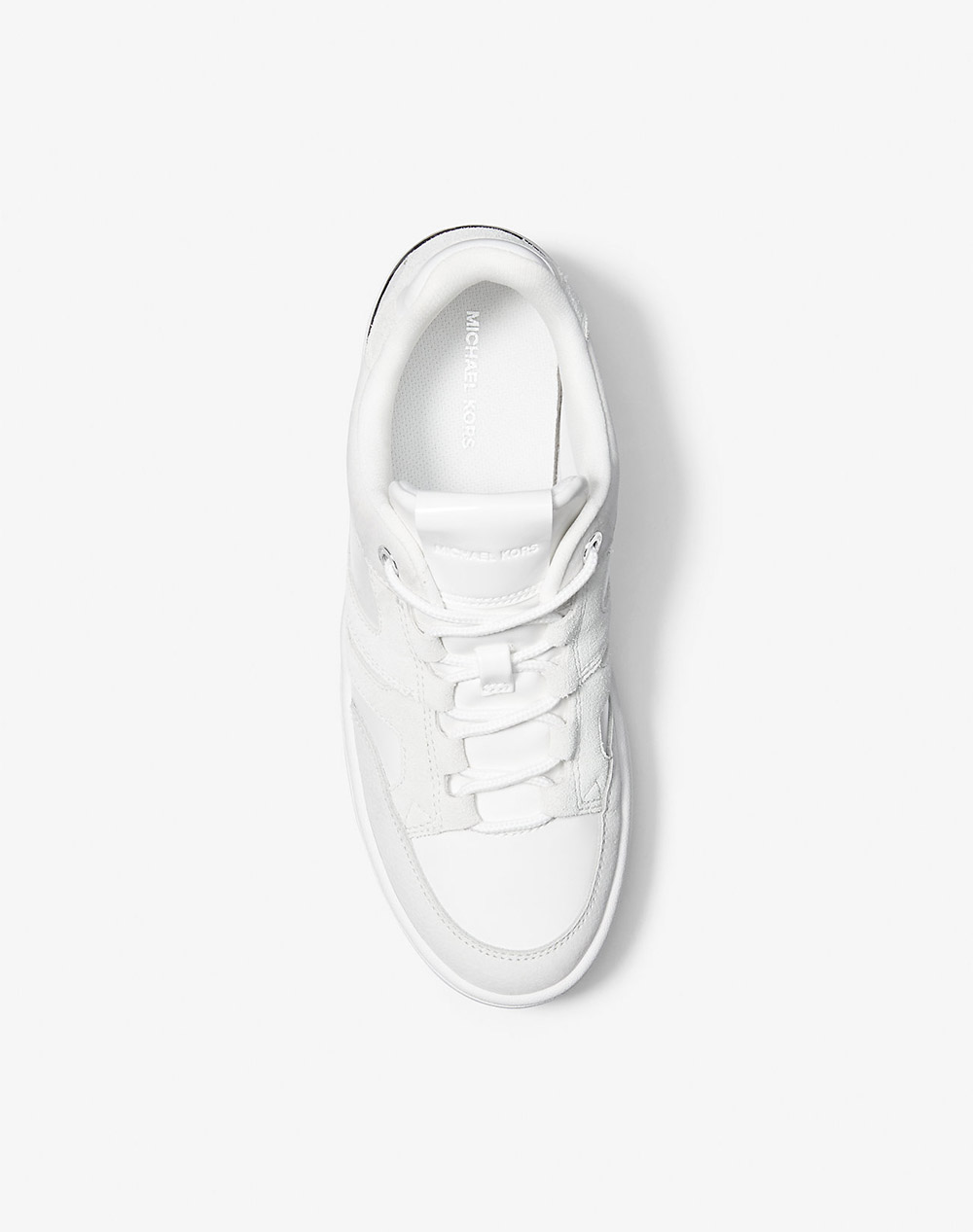 Michael Kors Cup Sole 43R6Ryfs3L-085 White Γυναικεία παπούτσια Sneakers Politikos Shop Πολιτικός