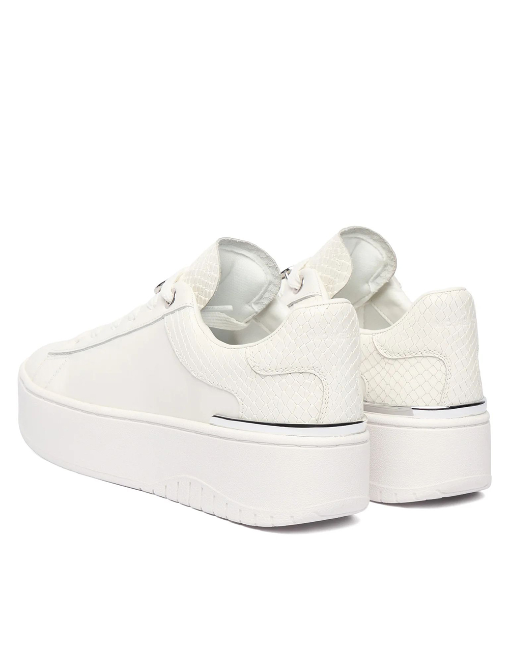 Michael Kors Cup Sole 43R6Dtfs1L-085 White Γυναικεία παπούτσια Sneakers Politikos Shop Πολιτικός