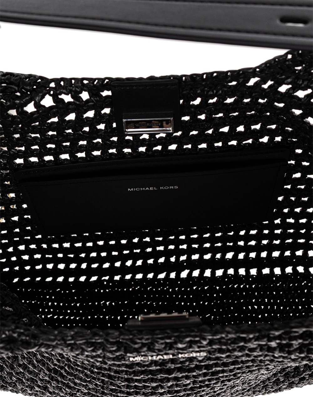 Michael Kors 30S6Sy5H3W Nolita Shoulder Bag 30S6Sy5H3W-003 Black Γυναικεία αξεσουάρ τσάντες Politikos Shop Πολιτικός