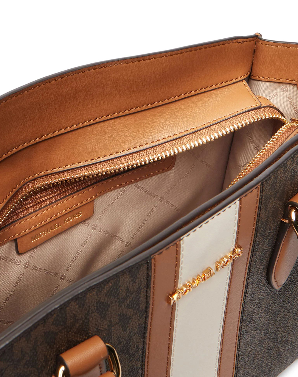 Michael Kors 30R6Gq6S2B Satchels Handbag 30R6Gq6S2B-252 Darkbrown Γυναικεία αξεσουάρ τσάντες Politikos Shop Πολιτικός