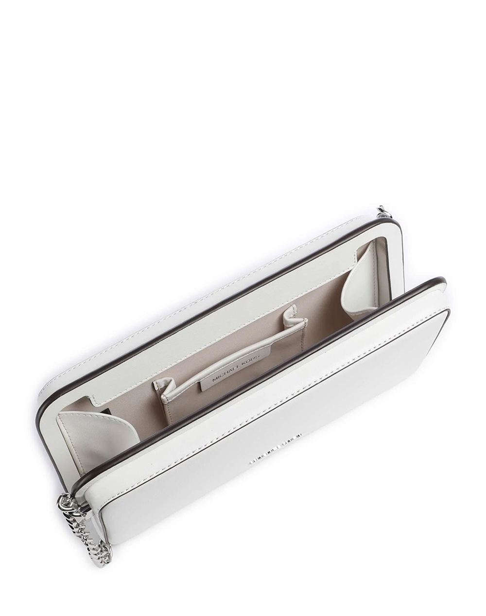 Michael Kors 30S6S14C6L Goldie Clutch 30S6S14C6L-085 White Γυναικεία αξεσουάρ τσάντες Politikos Shop Πολιτικός