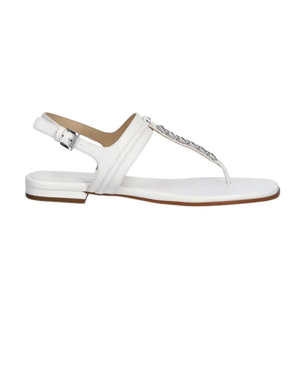 Michael Kors Γυναικεία Σανδάλια Άσπρο Δέρμα