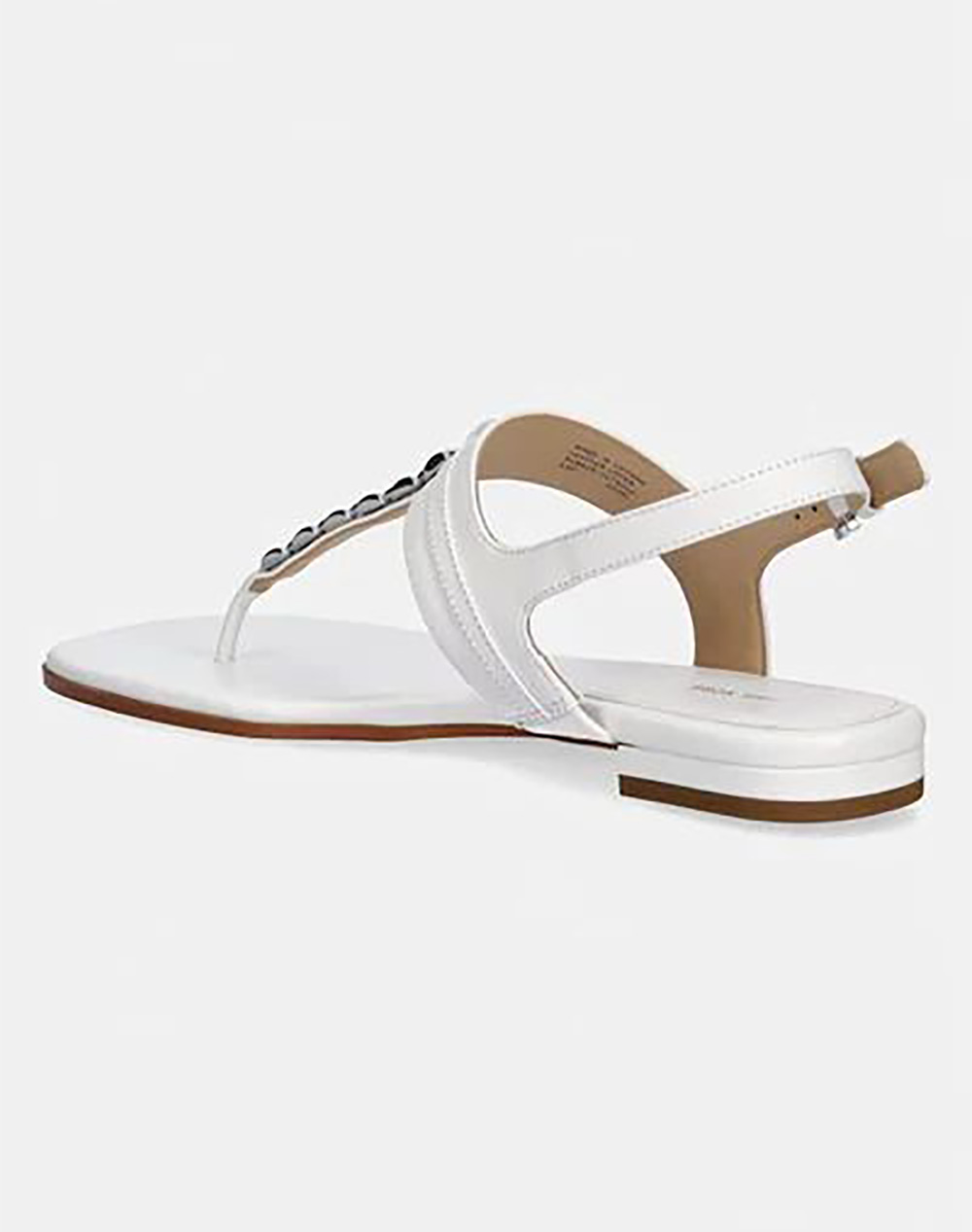 Michael Kors 40S6Mcfs1L Marcia Πεδιλα 40S6Mcfs1L-085 White Γυναικεία παπούτσια Εσπαντριγιες Σανδαλια Politikos Shop Πολιτικός