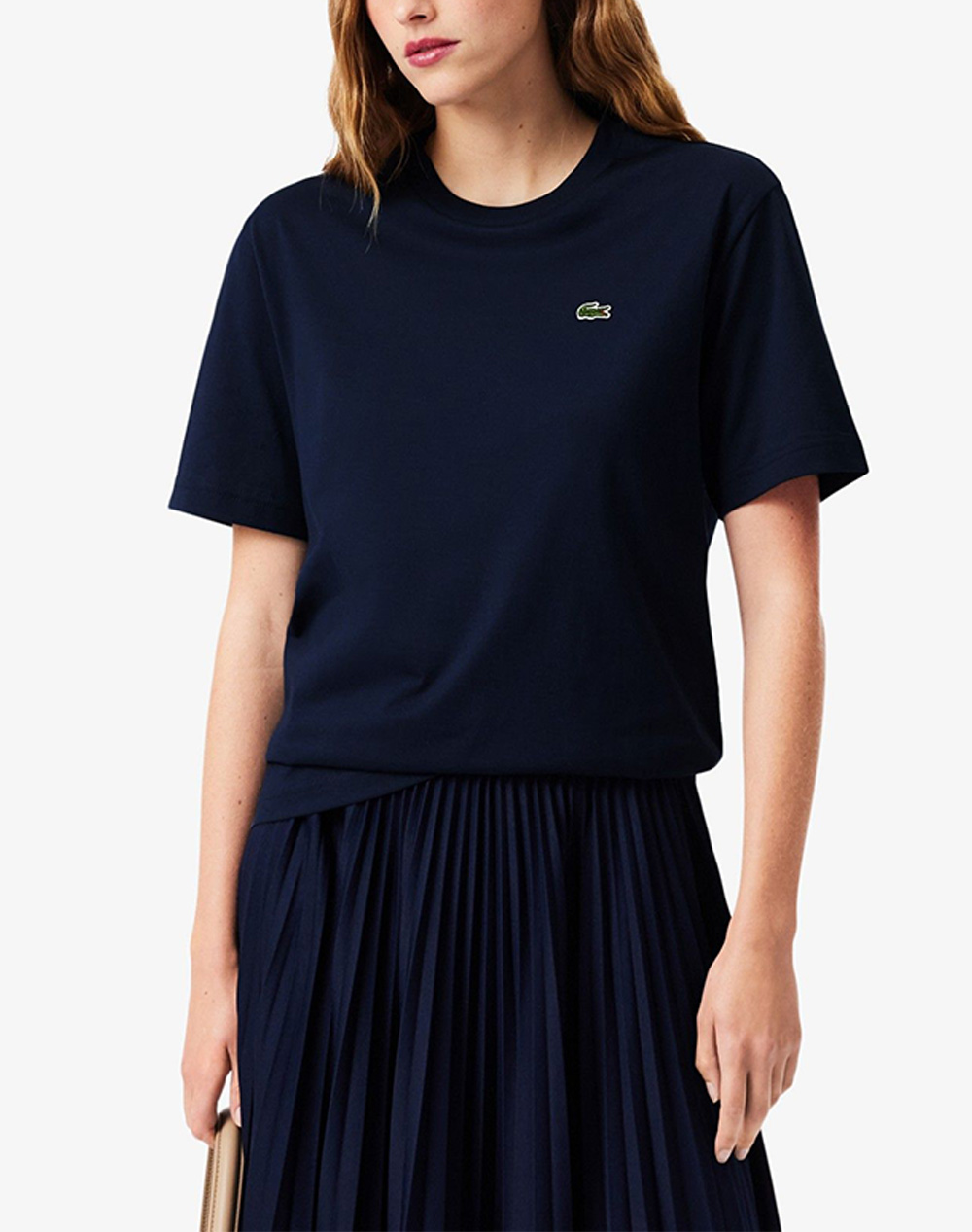 LACOSTE ΜΠΛΟΥΖΑ ΚΜ TEE-SHIRT SS 3TF7215-166 DarkBlue