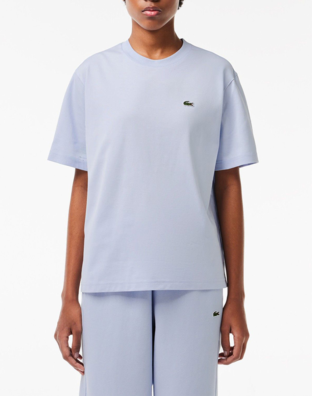 LACOSTE ΜΠΛΟΥΖΑ ΚΜ TEE-SHIRT SS 3TF7215-J2G LightBlue