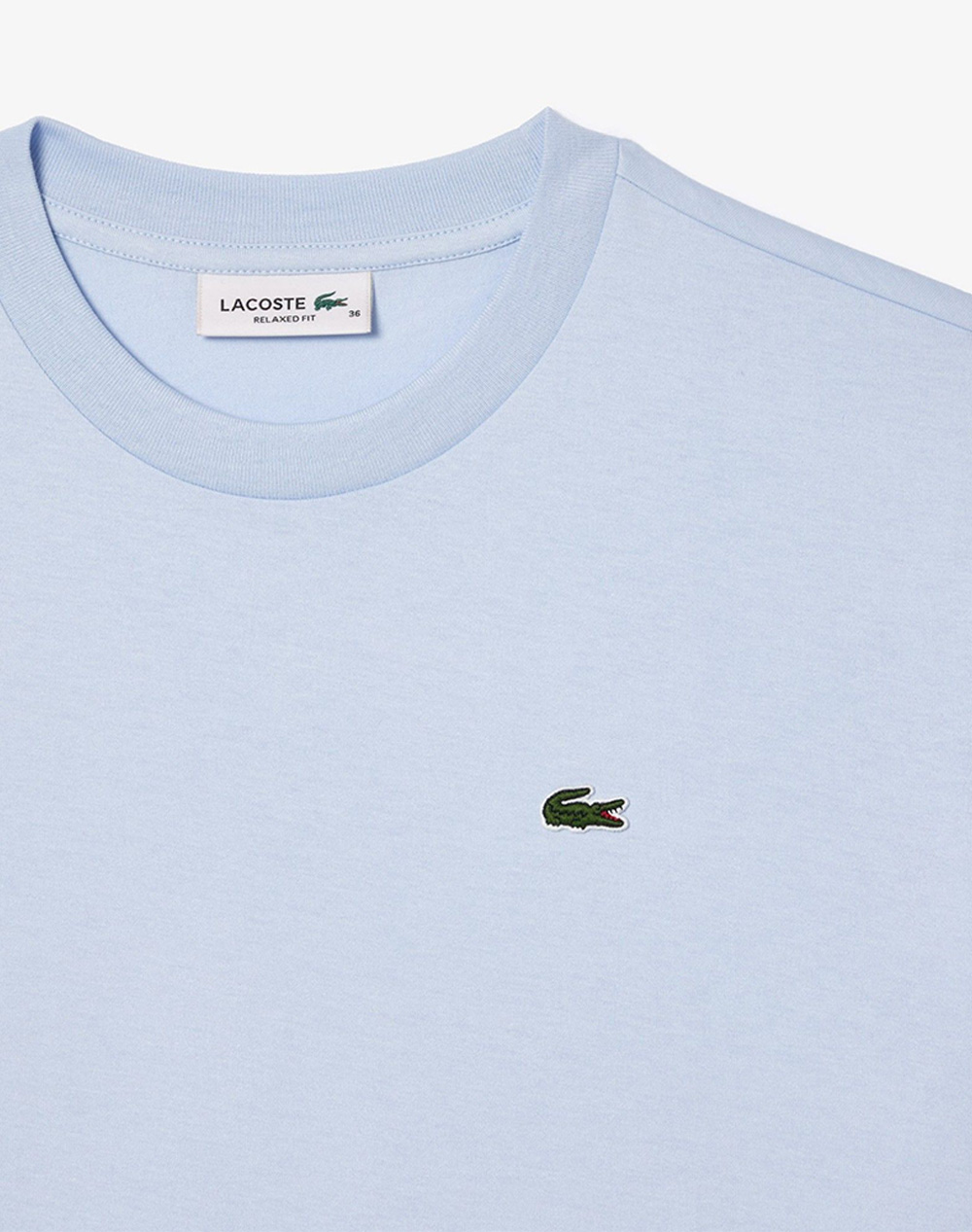 Lacoste Μπλούζα Κμ Tee-Shirt Ss 3Tf7215-J2G Lightblue Γυναικεία ρούχα μπλούζες Τ-Shirt Politikos Shop Πολιτικός