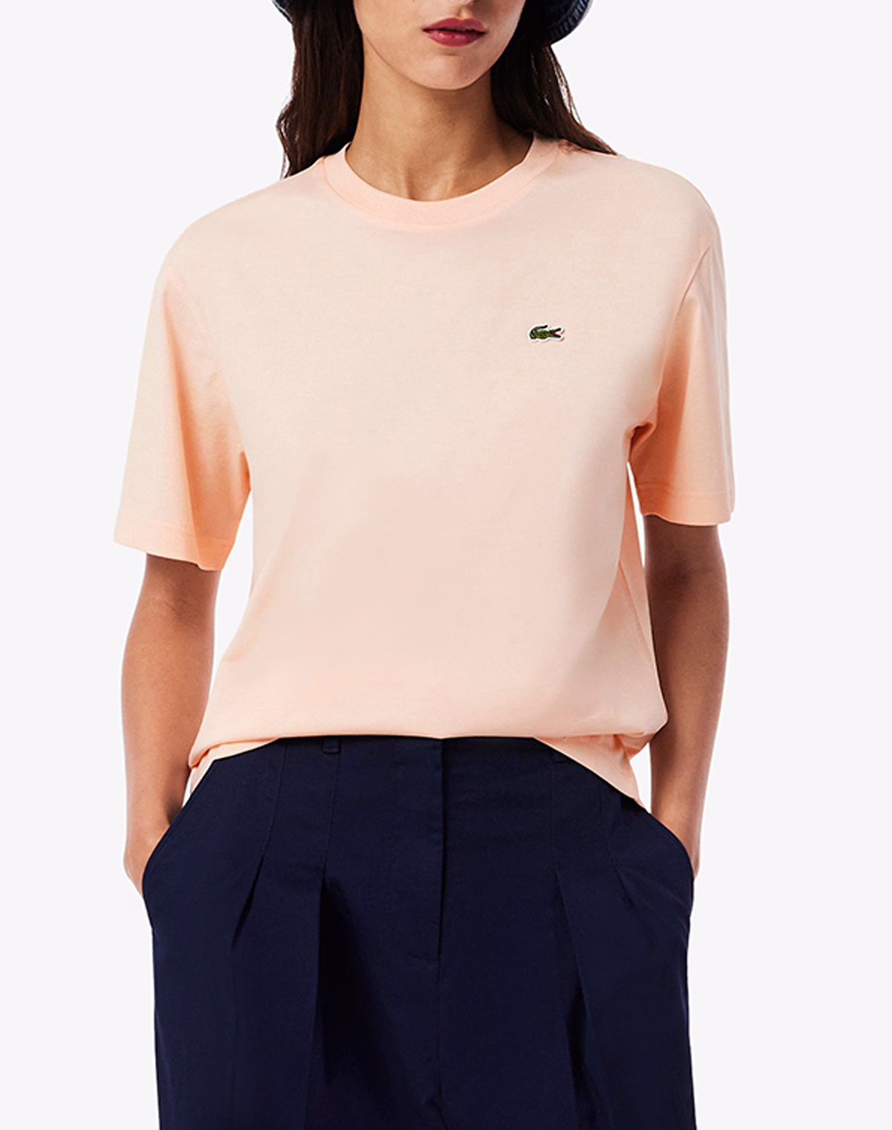LACOSTE ΜΠΛΟΥΖΑ ΚΜ TEE-SHIRT SS 3TF7215-BIG LightCoral