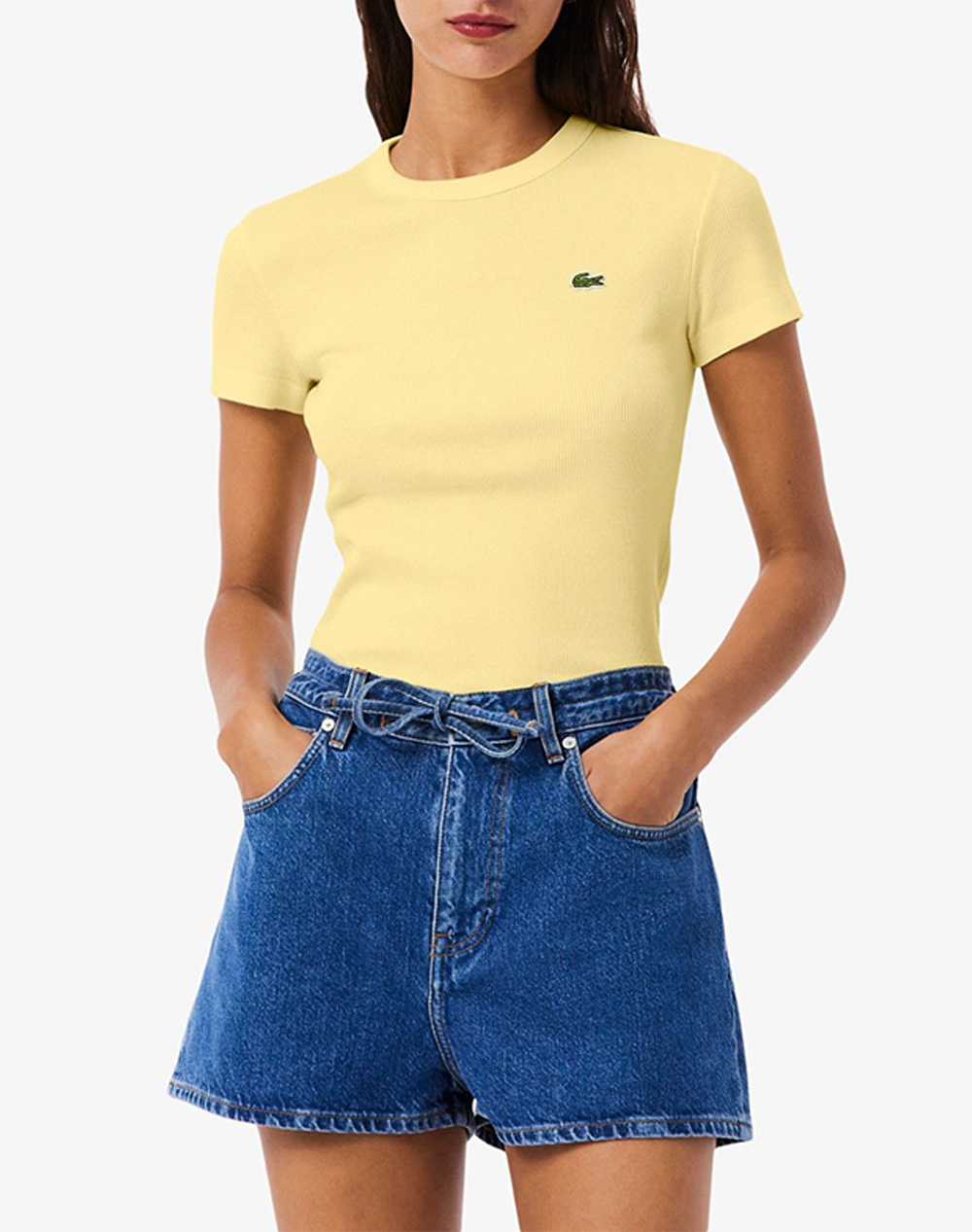 LACOSTE ΜΠΛΟΥΖΑ ΚΜ TEE-SHIRT 3TF5538-107 Yellow