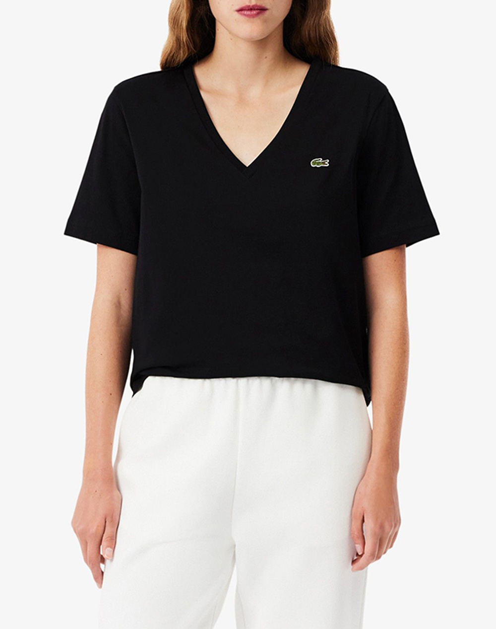 LACOSTE ΜΠΛΟΥΖΑ ΚΜ TEE-SHIRT SS 3TF7300-031 Black