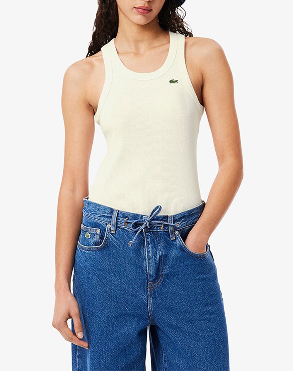 LACOSTE ΜΠΛΟΥΖΑ ΧΜ 3TF5388-70V Cream