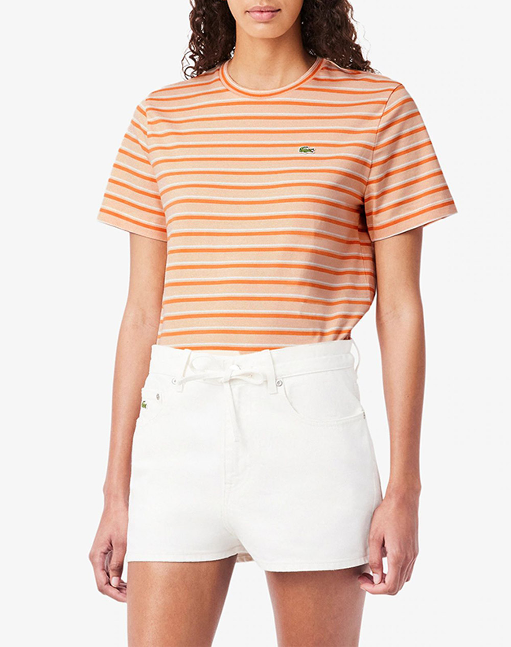 LACOSTE ΜΠΛΟΥΖΑ ΚΜ TEE-SHIRT SS 3TF7574-4AW Coral