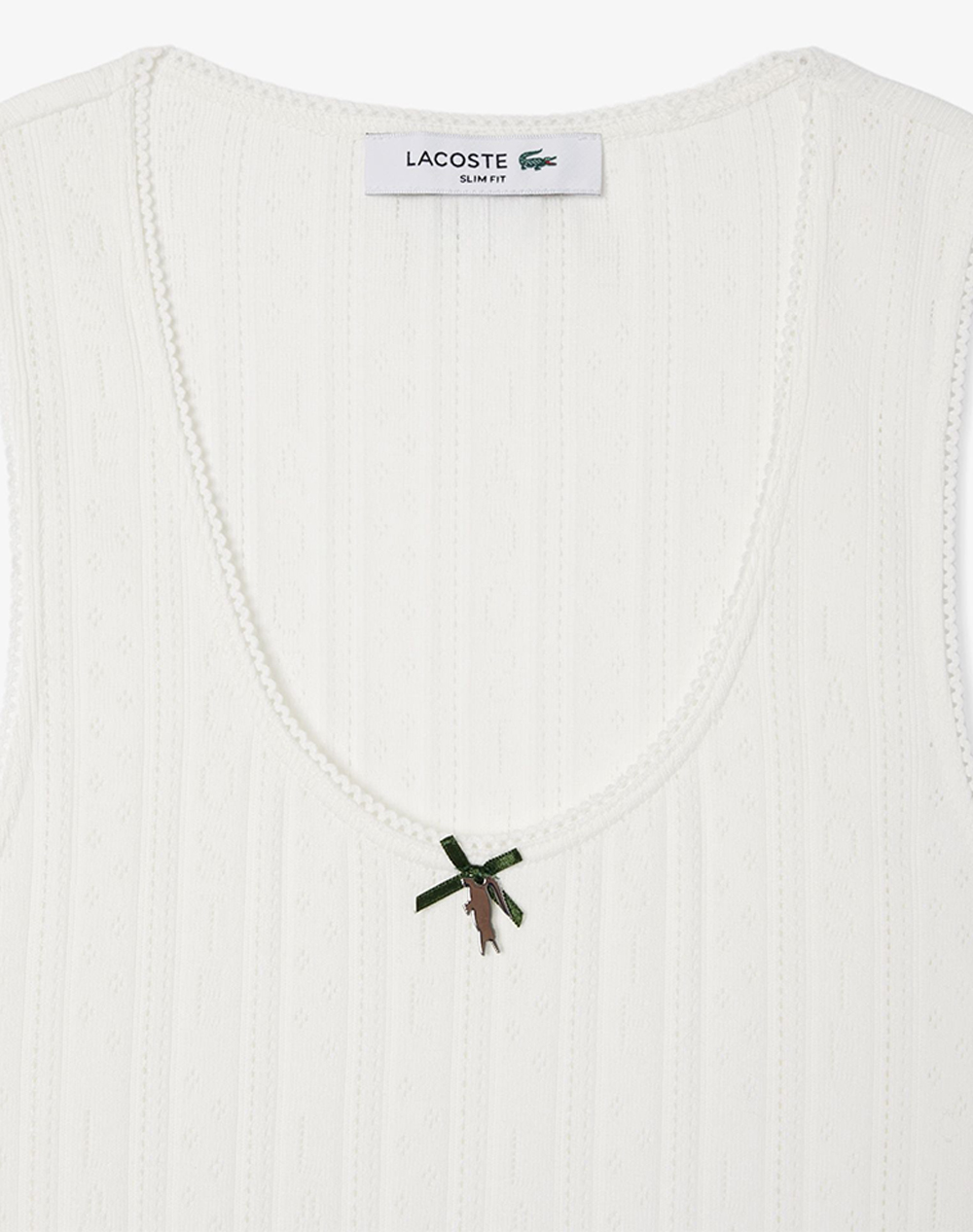 Lacoste Μπλούζα Χμ Tee-Shirt Ns 3Tf5279-70V Offwhite Γυναικεία ρούχα μπλούζες Τοπ Κορμακια Politikos Shop Πολιτικός