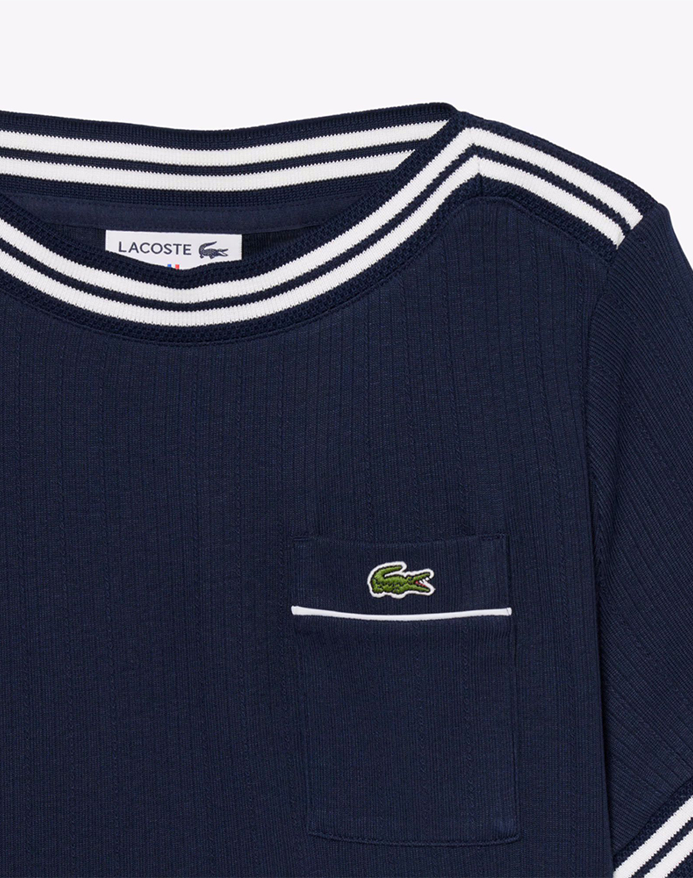 Lacoste Μπλούζα Κμ Tee-Shirt Ss 3Tf9890-525 Navyblue Γυναικεία ρούχα μπλούζες Τ-Shirt Politikos Shop Πολιτικός
