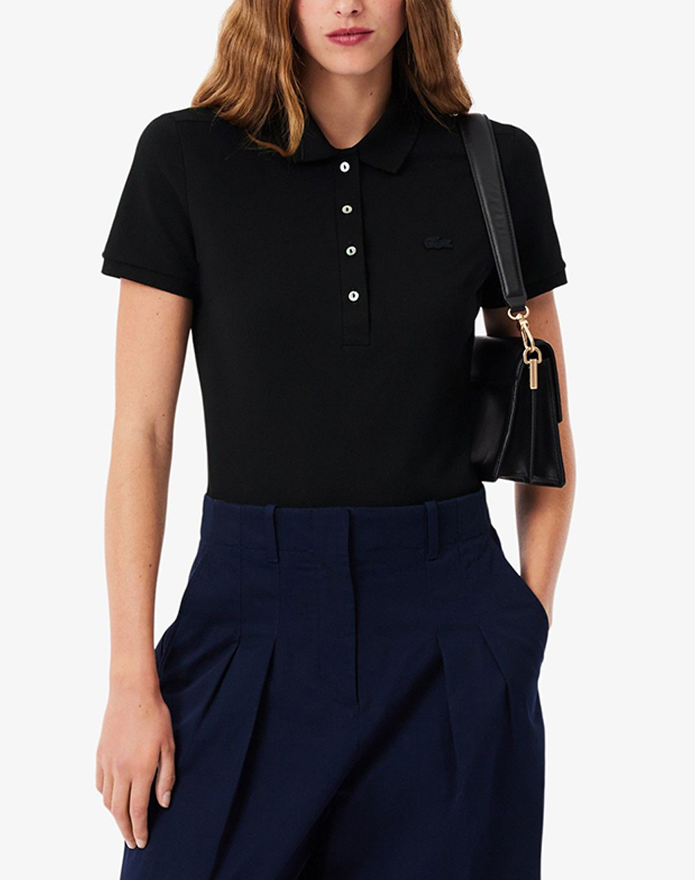 LACOSTE ΜΠΛΟΥΖΑ ΚΜ POLO SS 3PF5462-031 Black