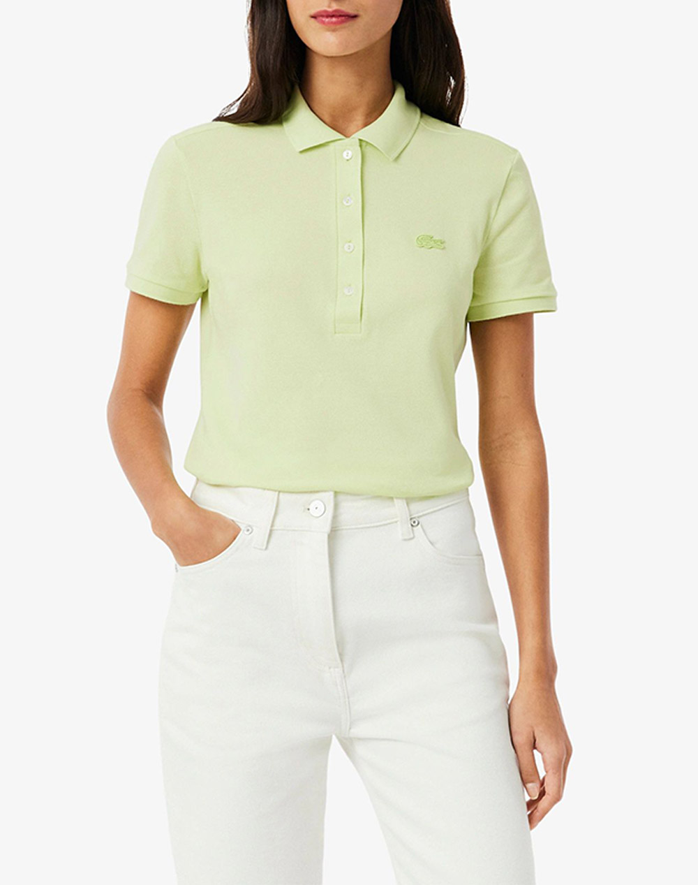 LACOSTE ΜΠΛΟΥΖΑ ΚΜ POLO SS 3PF5462-BIC LightGreen