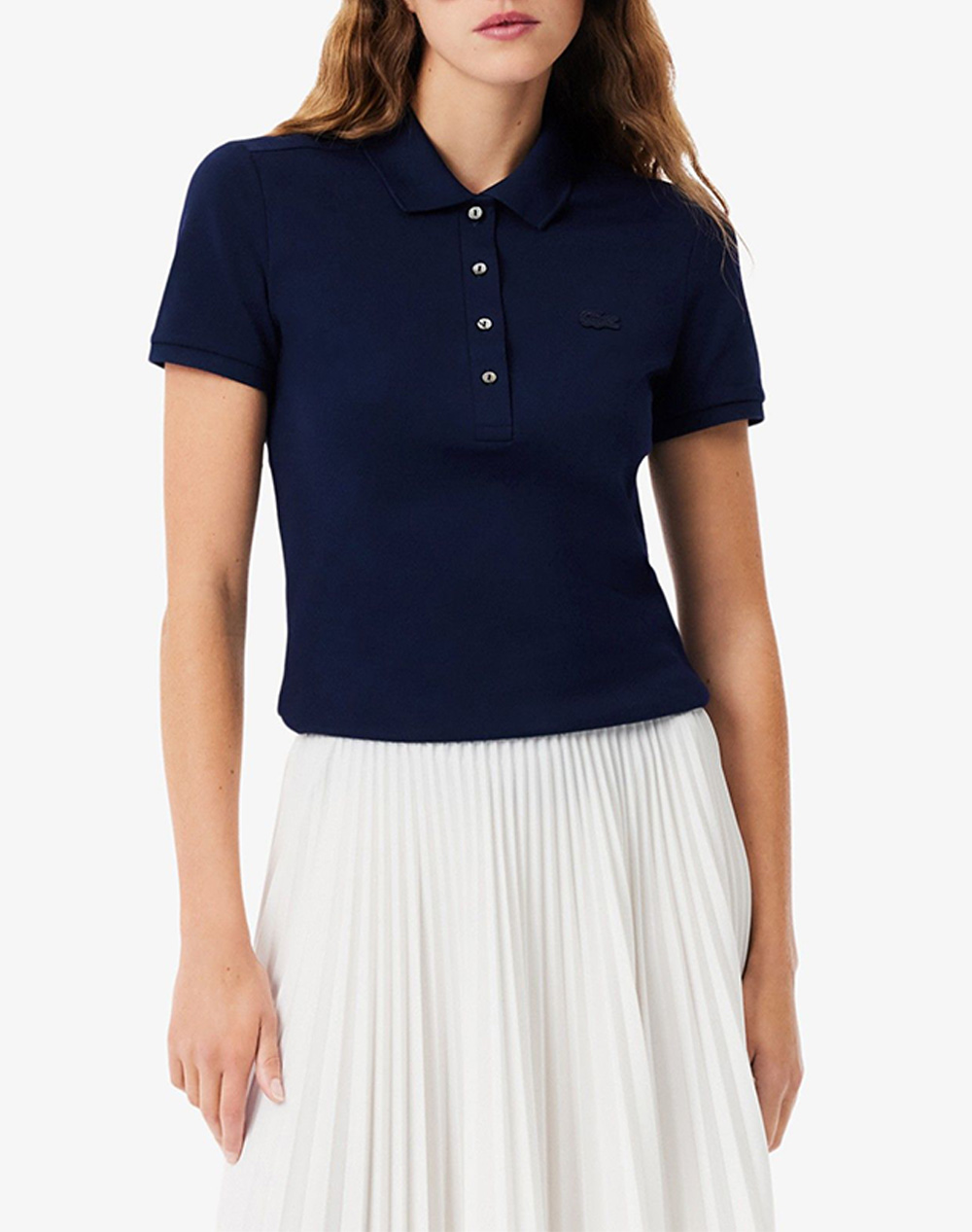 LACOSTE ΜΠΛΟΥΖΑ ΚΜ POLO SS 3PF5462-166 NavyBlue