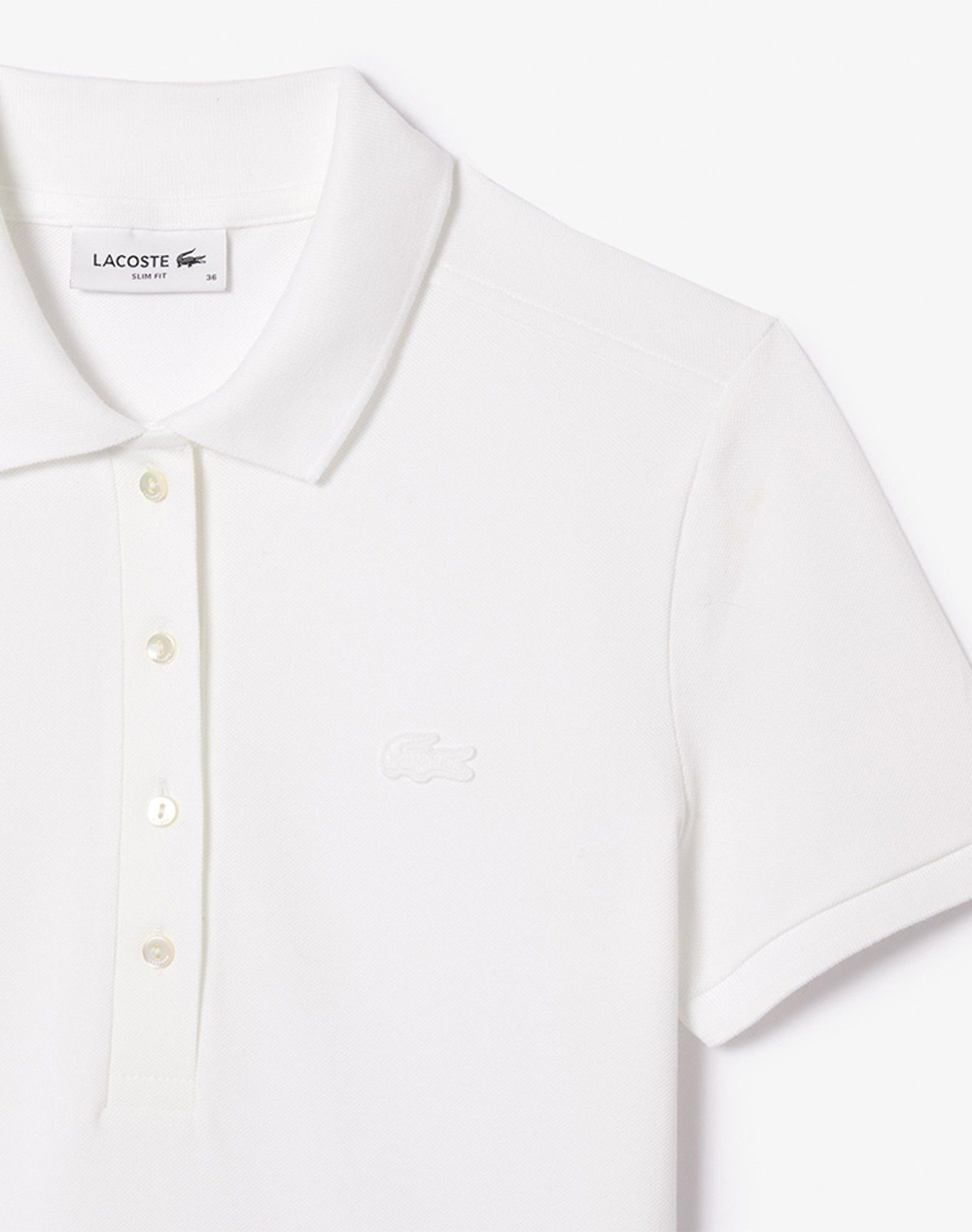 LACOSTE ΜΠΛΟΥΖΑ ΚΜ POLO SS 3PF5462-001 White φωτογραφία