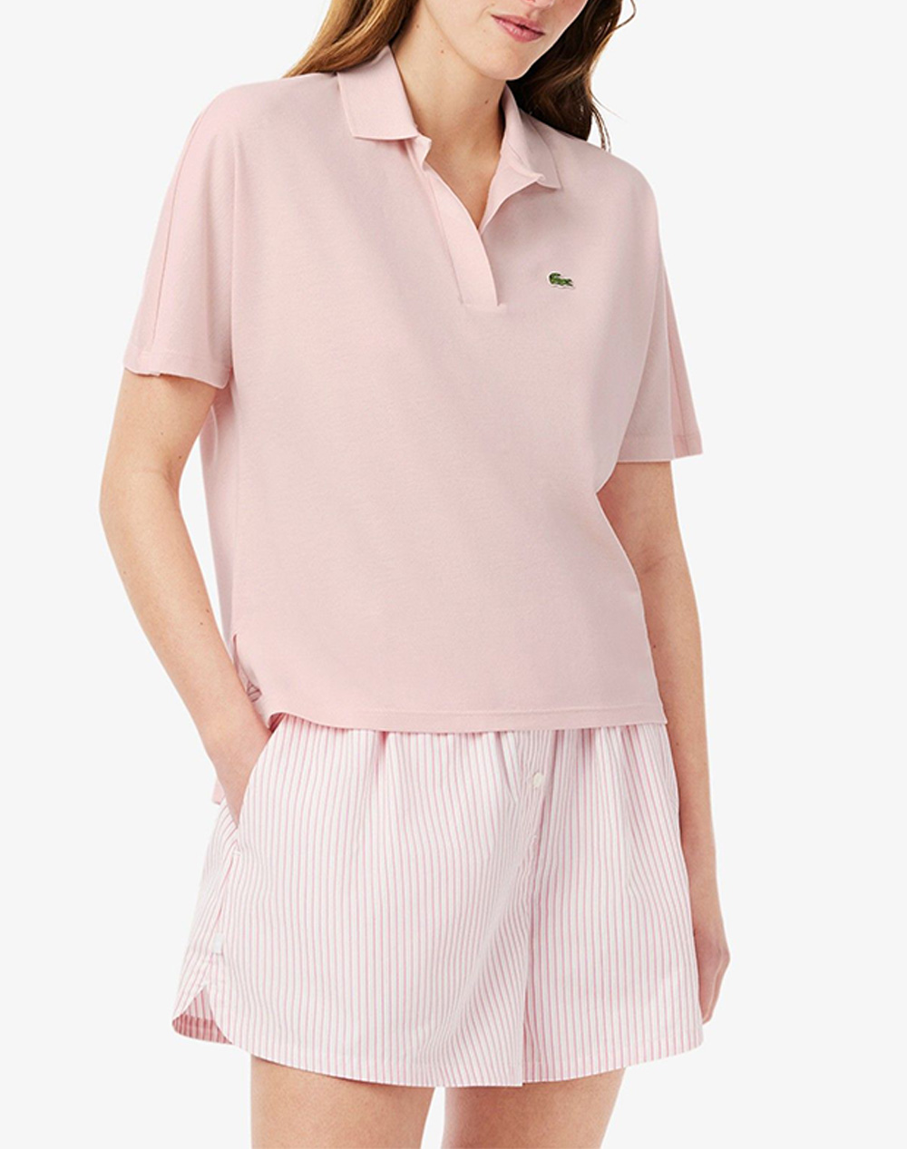 LACOSTE ΜΠΛΟΥΖΑ ΠΟΛΟ ΚΜ POLO SS 3PF1123-ADY LightPink