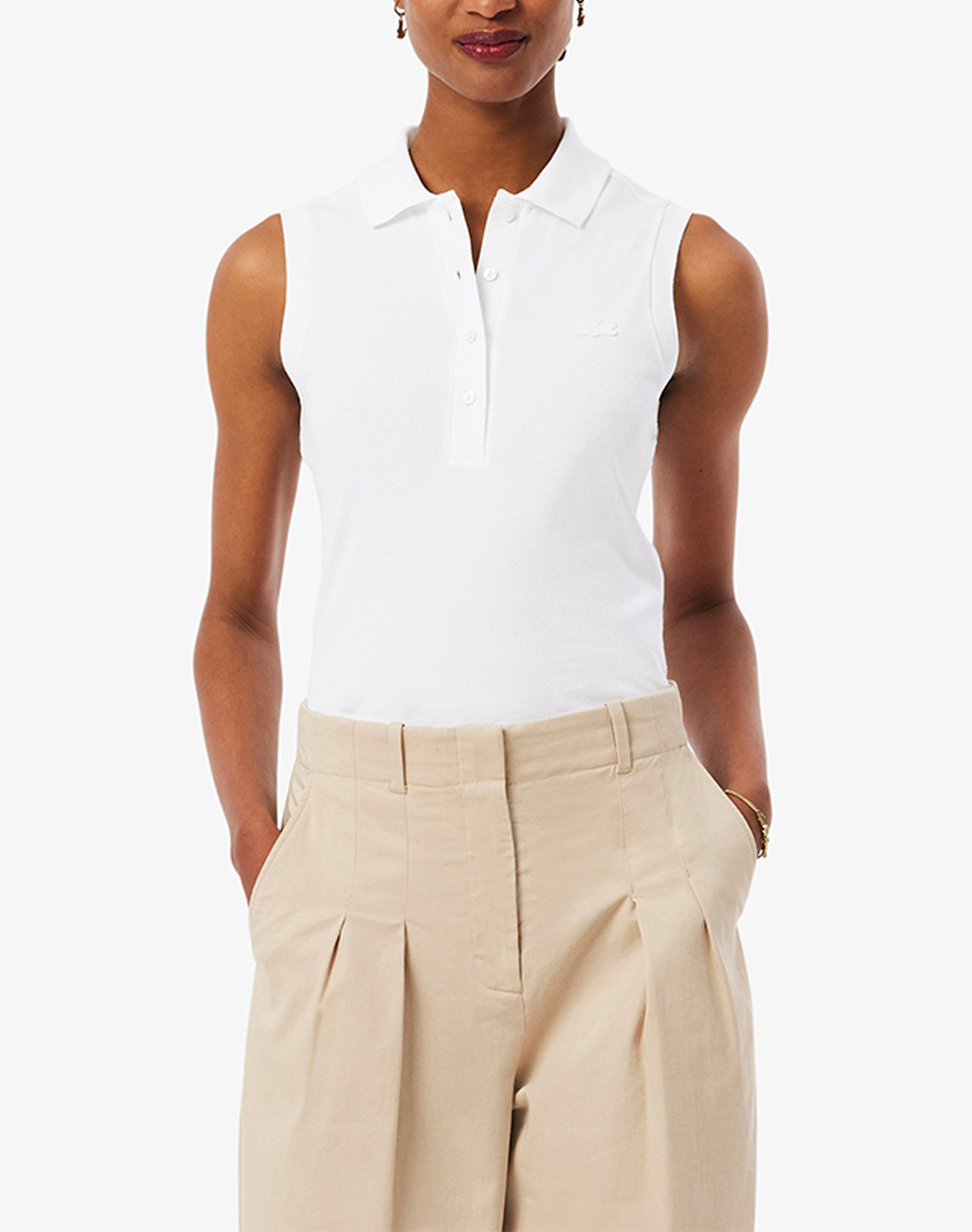 LACOSTE ΜΠΛΟΥΖΑ ΧΜ POLO SS 3PF5445-001 White