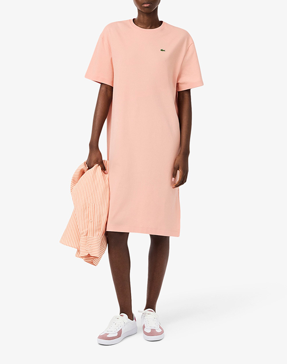 LACOSTE ΦΟΡΕΜΑ ΚΜ DRESS SS 3EF2883-UI2 Coral