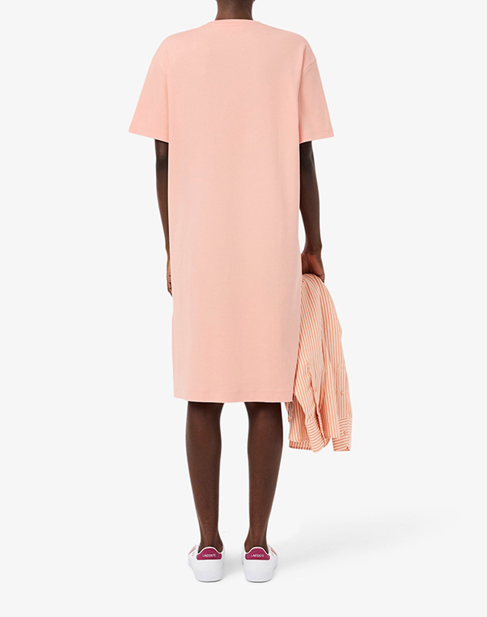 LACOSTE ΦΟΡΕΜΑ ΚΜ DRESS SS 3EF2883-UI2 Coral