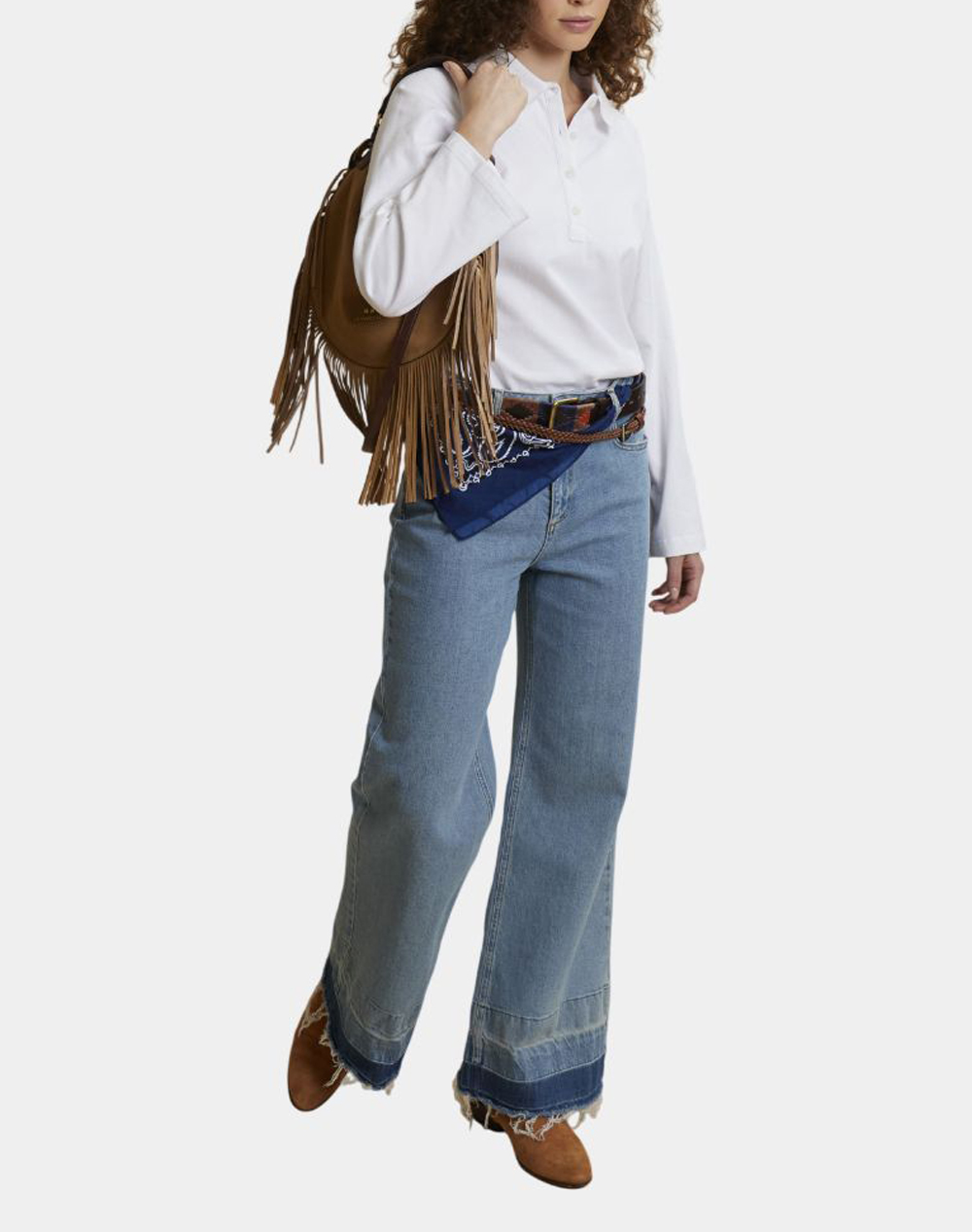 La Martina Παντελόνι Jean Woman 5 Pks Pants Denim 3Lmwct003-D7002 Denimblue Γυναικεία ρούχα παντελόνια 5P Cargo Politikos Shop Πολιτικός
