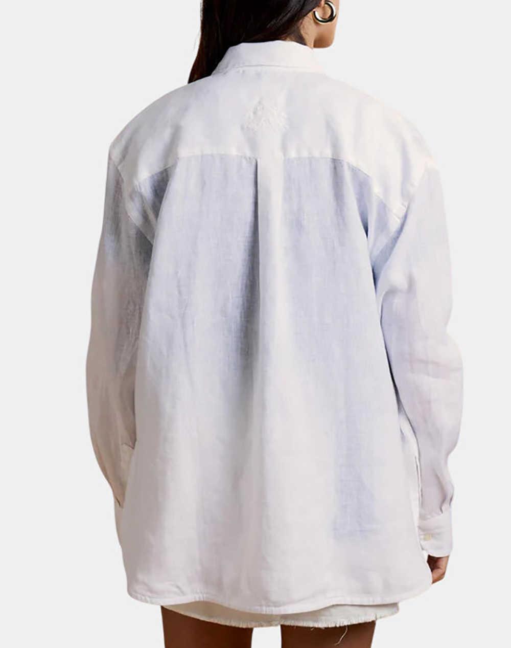 LA MARTINA LA MARTINA ΠΟΥΚΑΜΙΣΟ ΜΜ WOMAN SHIRT L/S LINEN 3LMWCC007-00001 White - 2