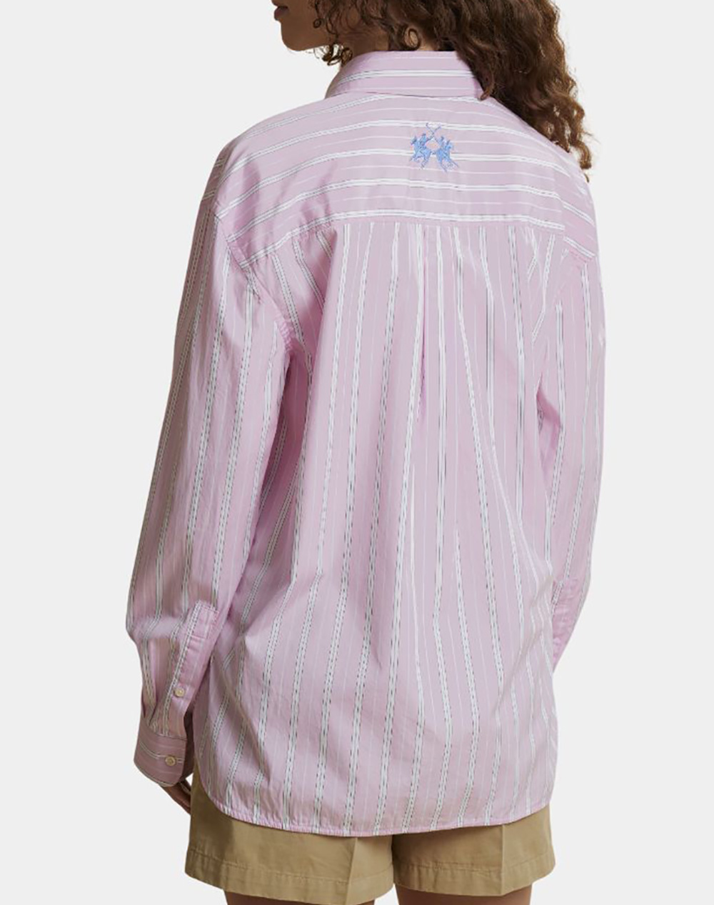 LA MARTINA LA MARTINA ΠΟΥΚΑΜΙΣΟ ΜΜ WOMAN SHIRT L/S STRIPED POPLIN 3LMWCC006-S5247 Pink - 2