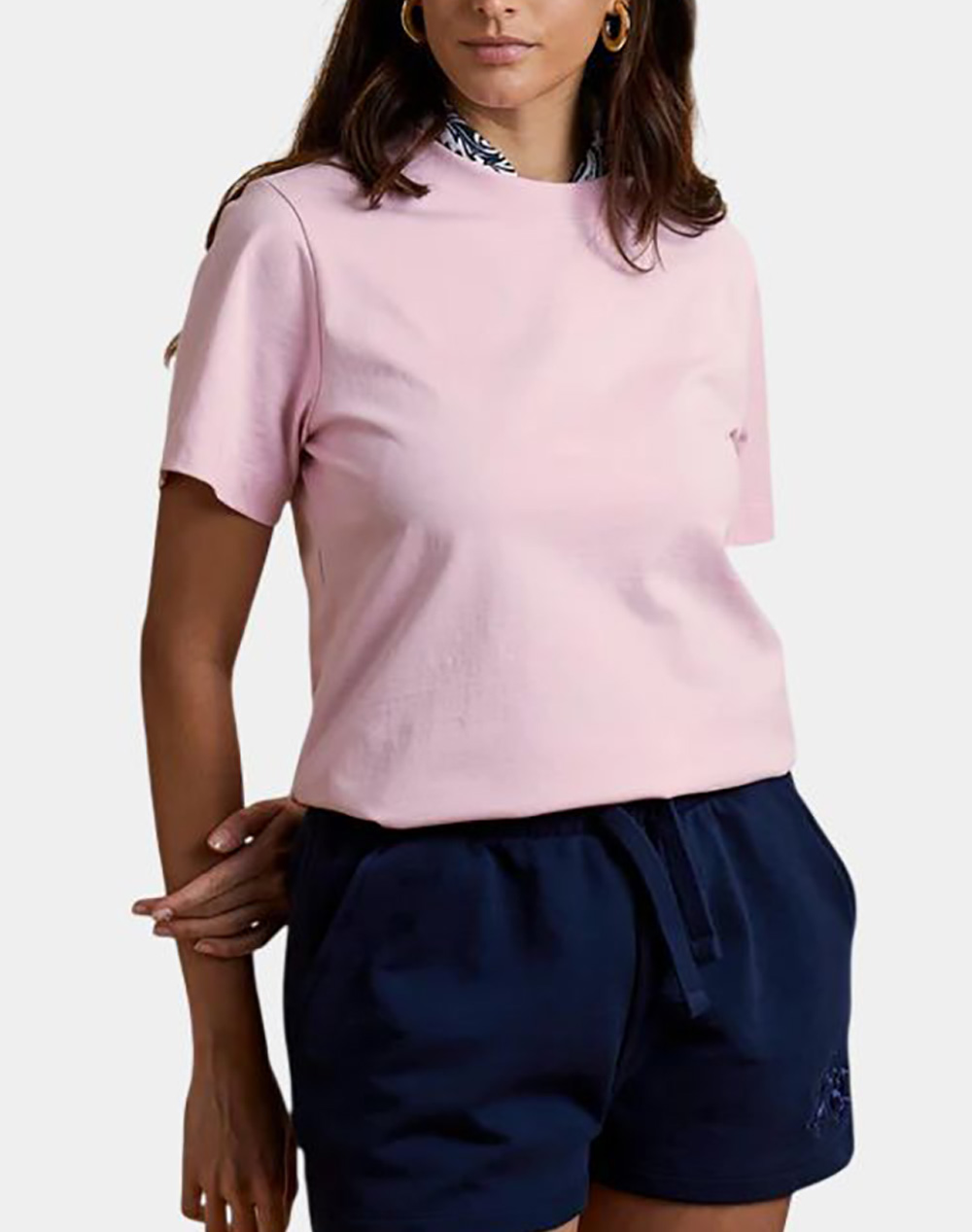 LA MARTINA ΜΠΛΟΥΖΑ T-SHIRT ΚΜ WOMAN T-SHIRT S/s CREWNECK LGT 3LMWCR001-05221 LightPink