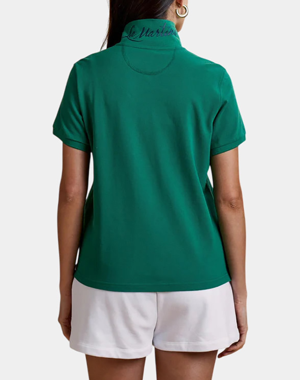 LA MARTINA ΜΠΛΟΥΖΑ ΠΟΛΟ ΚΜ WOMAN POLO S/S 30/1 COTTON PIQ 3LMWCP006-03049 Green φωτογραφία