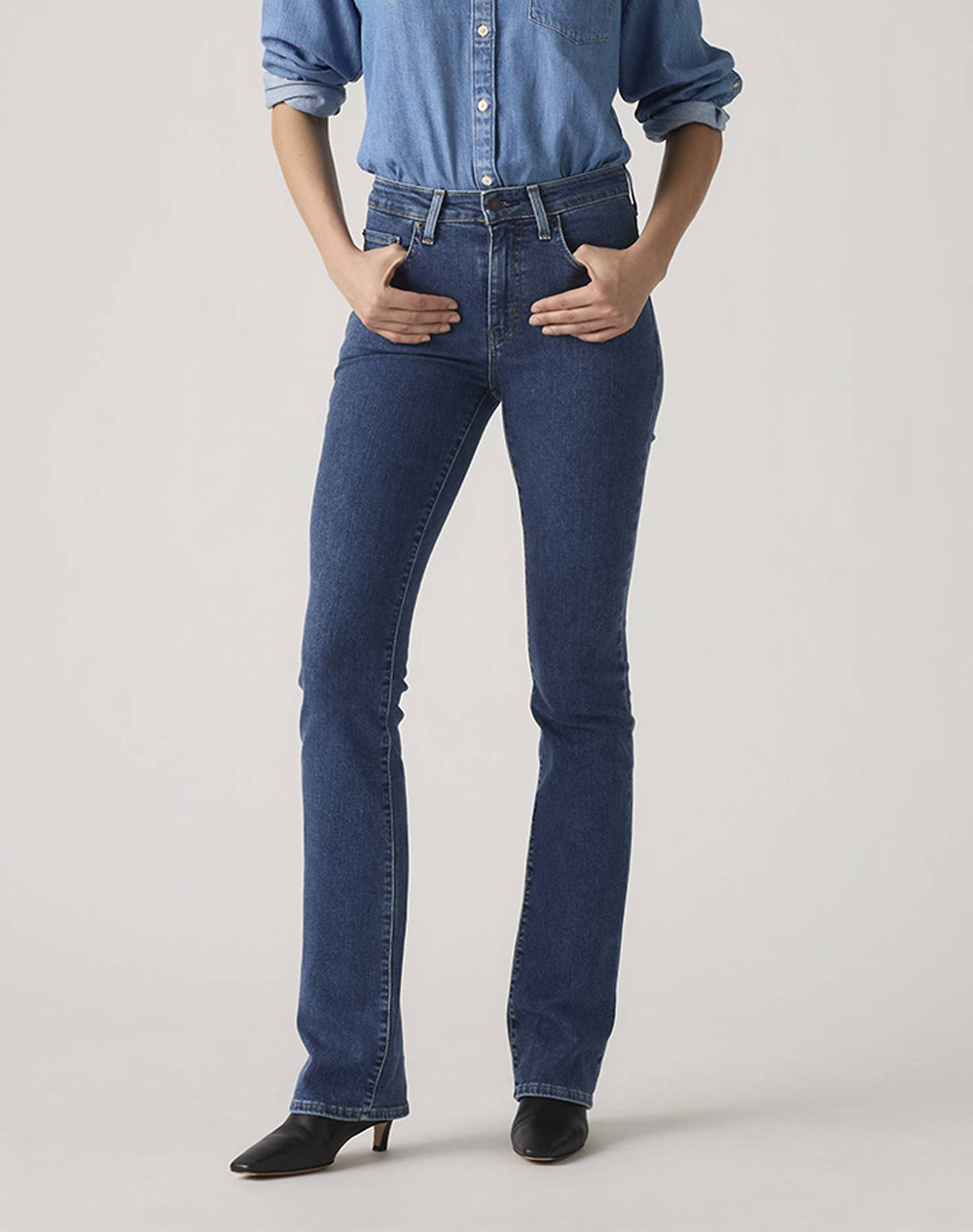 LEVIS 725 HIGH RISE BOOTCUT 18759-0234-0234 DenimBlue