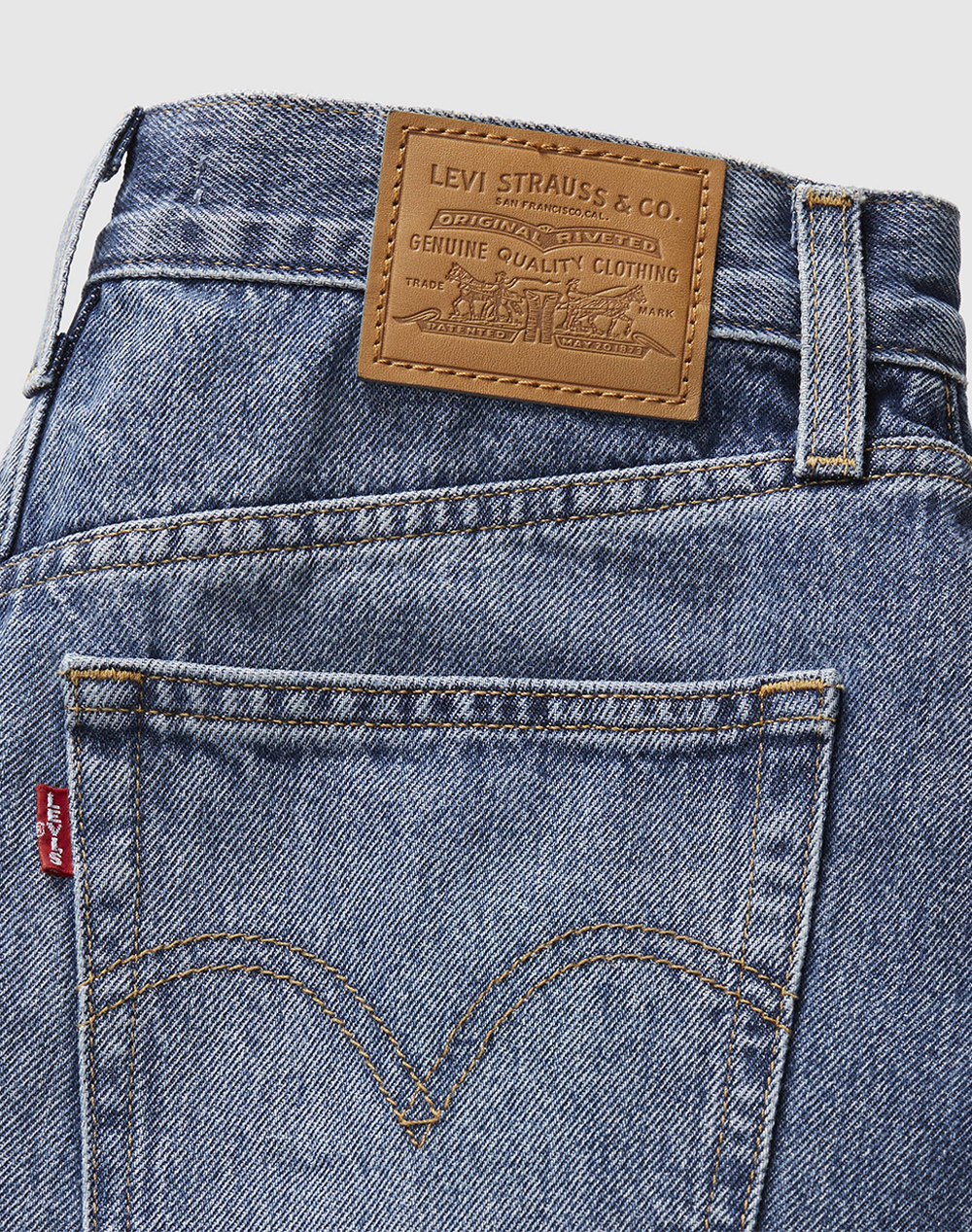 Levis High Baggy Short A9311-0005-0005 Denimblue Γυναικεία ρούχα Σορτς Βερμουδες Politikos Shop Πολιτικός
