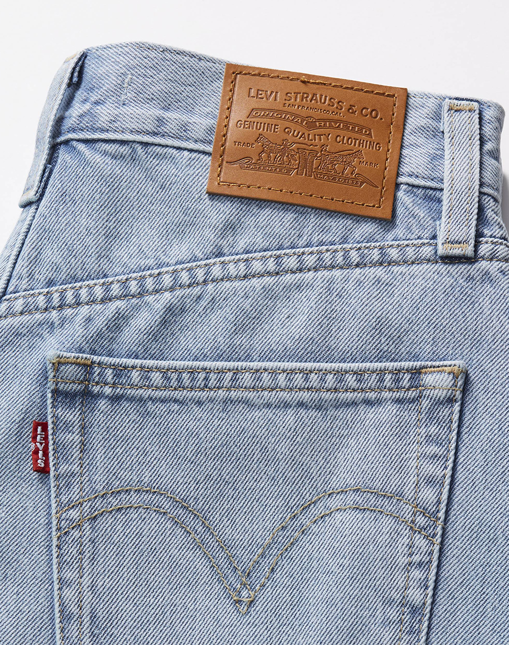 Levis High Baggy Short A9311-0000-0000 Denimlightblue Γυναικεία ρούχα Σορτς Βερμουδες Politikos Shop Πολιτικός